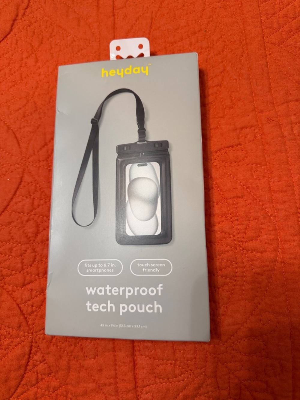 heyday Waterproof Tech Pouch - Black New in Box